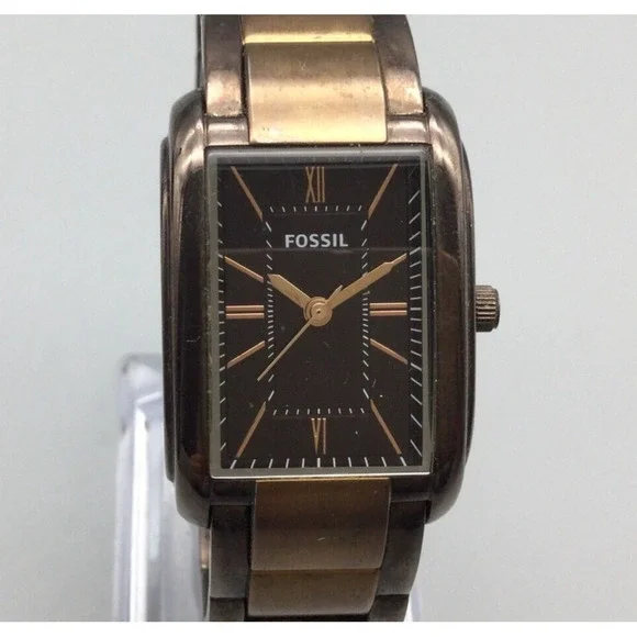 Fossil ladies, copper tank style watch. Fossil Ladies main image 2